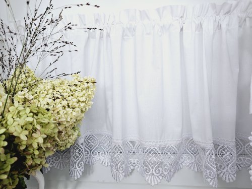 ZAZDROSTKA SHABBY CHIC BIAŁA GIPIURKA 40CM 