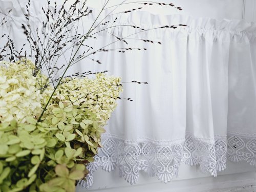 ZAZDROSTKA SHABBY CHIC BIAŁA GIPIURKA 40CM 