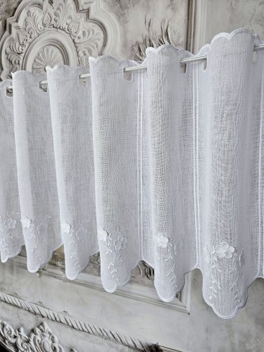 ZAZDROSTKA BATYST HAFT MILUNIA 17CM, 40CM, 60CM   (cena za 0,50mb)