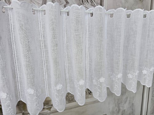 ZAZDROSTKA BATYST HAFT MILUNIA 17CM, 40CM, 60CM   (cena za 0,50mb)