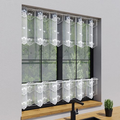 ZAZDROSTKA BATYST HAFT MILUNIA 17CM, 40CM, 60CM   (cena za 0,50mb)