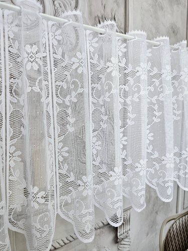 Zazdrostka hafty żakard shabby 50cm, 70cm  (cena za 0,50mb)