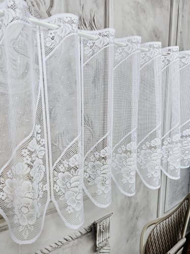 Zazdrostka żakard panel  kwiat  (cena za 0,50mb)