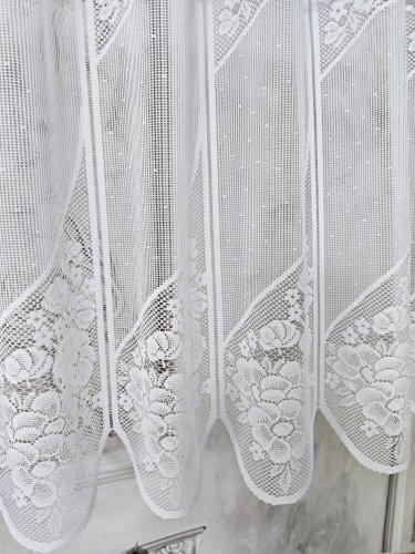 ZAZDROSTKA ŻAKARD PANEL  KWIAT  (cena za 0,50mb)