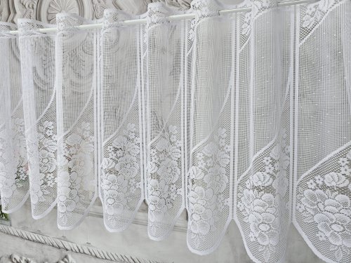 ZAZDROSTKA ŻAKARD PANEL  KWIAT  (cena za 0,50mb)