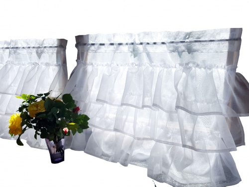 Zazdrostka lambrekin falbany glamour