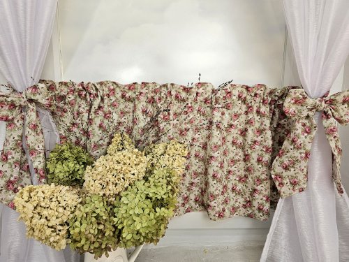 ZAKOSTYL ZASŁONY + ZAZDROSTKA RÓŻYCZKI