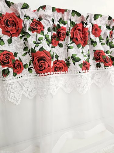 ZAKOSTYL ZAZDROSTKA RÓŻA GIPIURA WOAL4