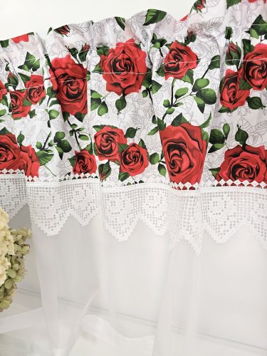 ZAKOSTYL ZAZDROSTKA RÓŻA GIPIURA WOAL4