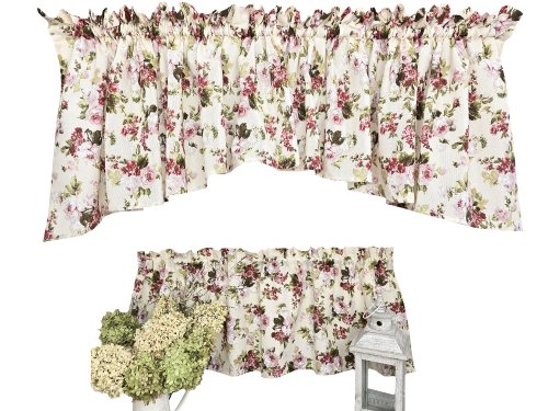 ZESTAW LAMBREKIN + ZAZDROSTKA SHABBY CHIC ROSES