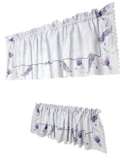 Zestaw lambrekin + zazdrostka lawenda