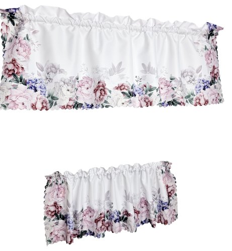 Zestaw lambrekin + zazdrostka piwonie