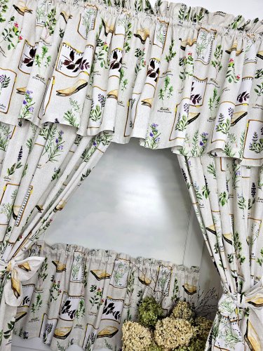 ZAKOSTYL KOMPLET ZIOŁA NA BEŻU