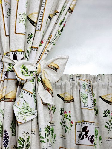 ZAKOSTYL ZASŁONY + ZAZDROSTKA ZIOŁA NA BEŻU