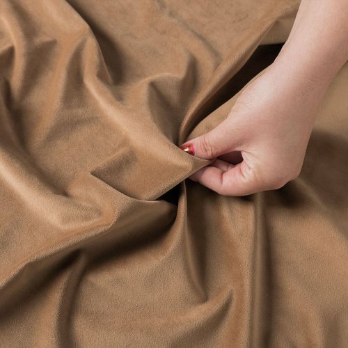 ZASŁONA VELVET CAMELOWY