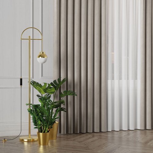 ZASŁONA VELVET CHŁODNY BEŻOWY