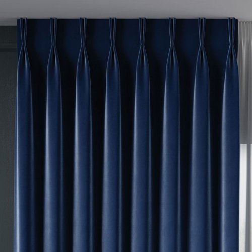 ZASŁONA VELVET GRANATOWA 