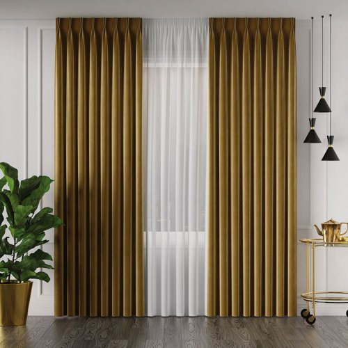 ZASŁONA VELVET KHAKI