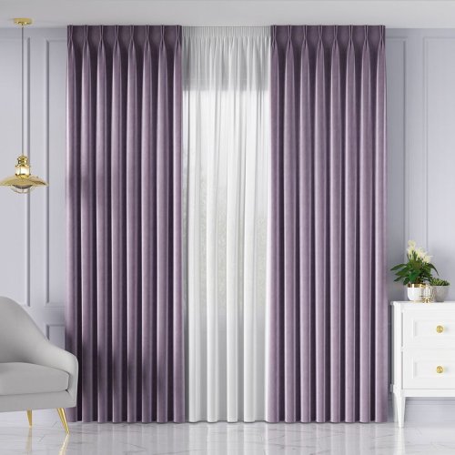 ZASŁONA VELVET WRZOSOWY