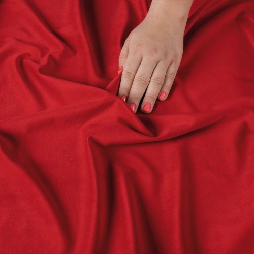 ZASŁONA VELVET CZERWONY