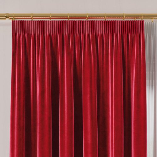 ZASŁONA VELVET CZERWONY