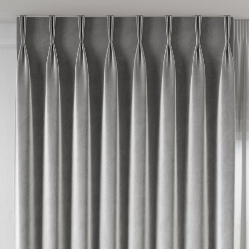 ZASŁONA VELVET  SZARY