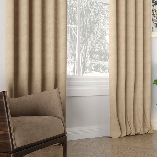 ZASŁONA MILAS BEŻOWY max290CM (KOLOR 009)