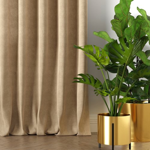 Zasłona milas beżowy max290cm (kolor 009)