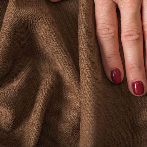 ZASŁONA MILAS BRĄZOWY max290CM (KOLOR 011)