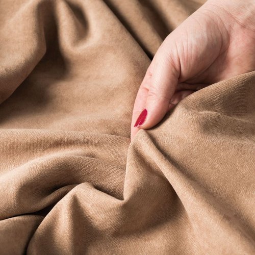 ZASŁONA MILAS CIEMNY KAWOWY max290CM (KOLOR 007)