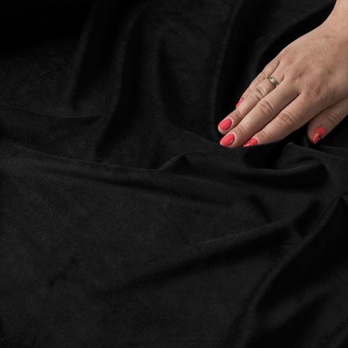 ZASŁONA VELVET CZARNY