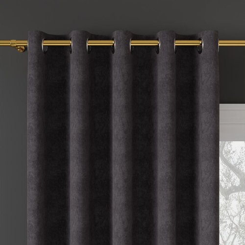 ZASŁONA MILAS ANTRACYT max290CM (KOLOR 033)