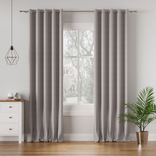 ZASŁONA MILAS BRĄZOWO SZARY max290CM (KOLOR 032)