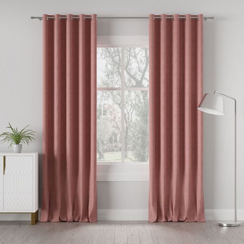 ZASŁONA MILAS CIEMNY PUDROWY RÓŻ max290CM (KOLOR 019)