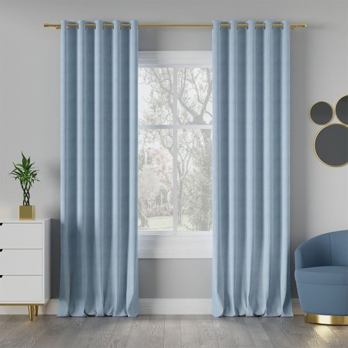 ZASŁONA MILAS BABY BLUE max290CM (KOLOR 048)