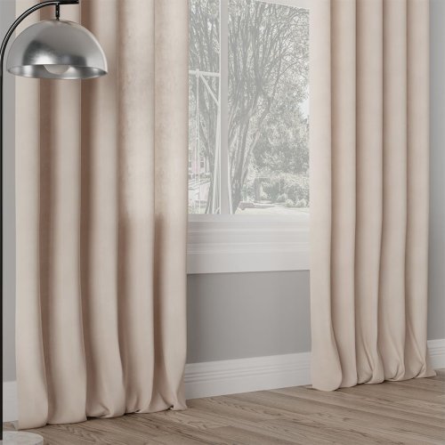 ZASŁONA MILAS CHŁODNY JASNY BEŻOWY max290CM (KOLOR 370)