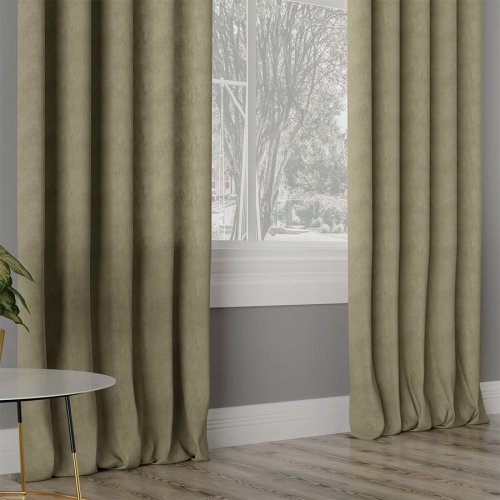 ZASŁONA MILAS CIEMNY SZAROZIELONY max290CM (KOLOR 364)