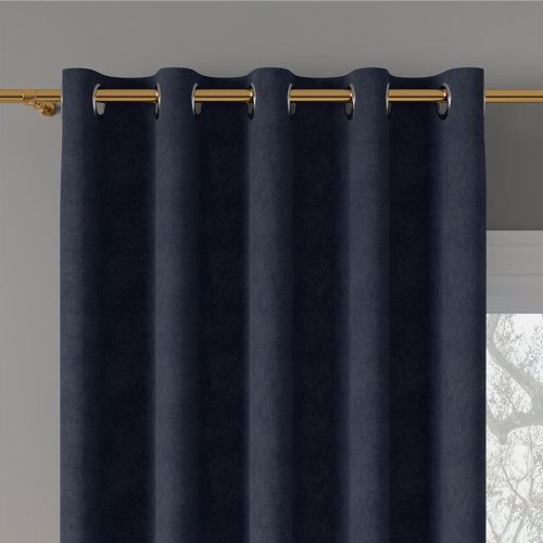 Zasłona milas granatowy max290cm (kolor 038)