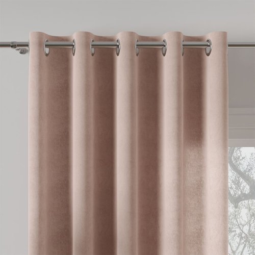 ZASŁONA MILAS PASTELOWY ŁOSOSIOWY max290CM (KOLOR 357)