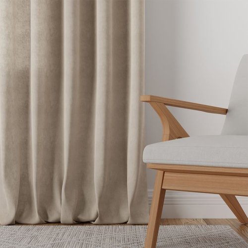 Zasłona milas szaro beżowy max290cm (kolor 375)