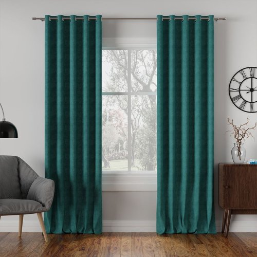 ZASŁONA MILAS TURKUSOWY max290CM (KOLOR 041)