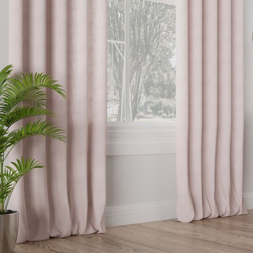 ZASŁONA MILAS PASTELOWY RÓŻOWY max290CM (KOLOR 444)
