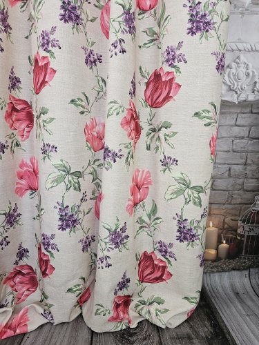 ZASŁONA TULIPANY  SZER.140cm