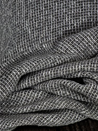 FIRANA BOHO GRAFITOWY SIATKA BUKLA DO 300CM