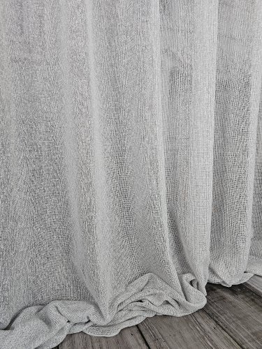 FIRANA BOHO SZARA SIATKA BUKLA DO 300CM