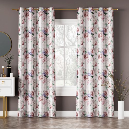 ZASŁONA VELVET PEONIA  SZER.140cm