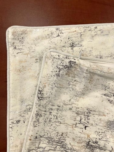 ZASŁONA VELVET ECRU GLAMOUR PRZECIERANE ZŁOTO  DO 280CM