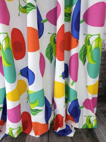 Zasłona dekoracyjna nowoczesna awokado szer.130cm