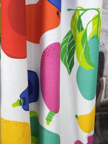 ZASŁONA DEKORACYJNA NOWOCZESNA AWOKADO SZER.130CM