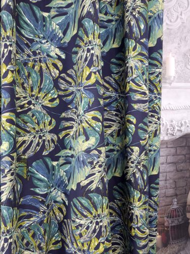 ZASŁONA MONSTERA TURKUS  SZER.130CM